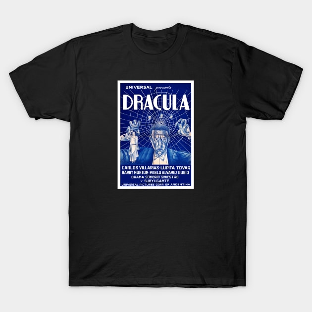 Dracula (Spanish-Language Version) (1931) 1 (Argentina) T-Shirt by GardenOfNightmares